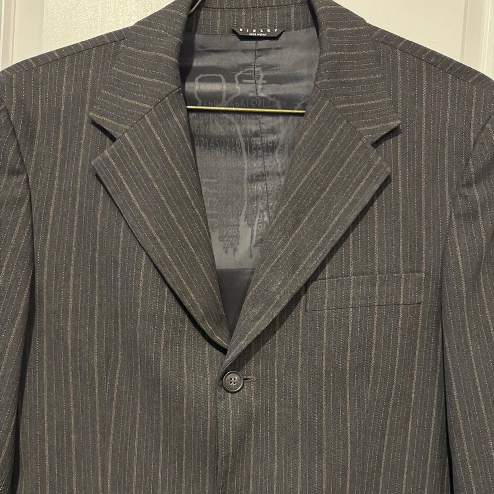 Men’s Pinstriped Suit. USED